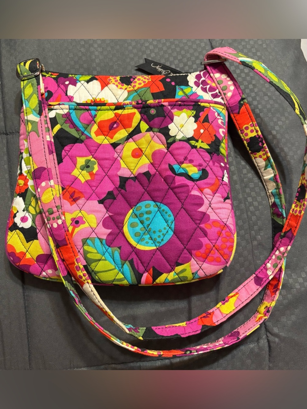 Vera Bradley Multicolor Floral Quilted Crossbody - Picture 4 of 10